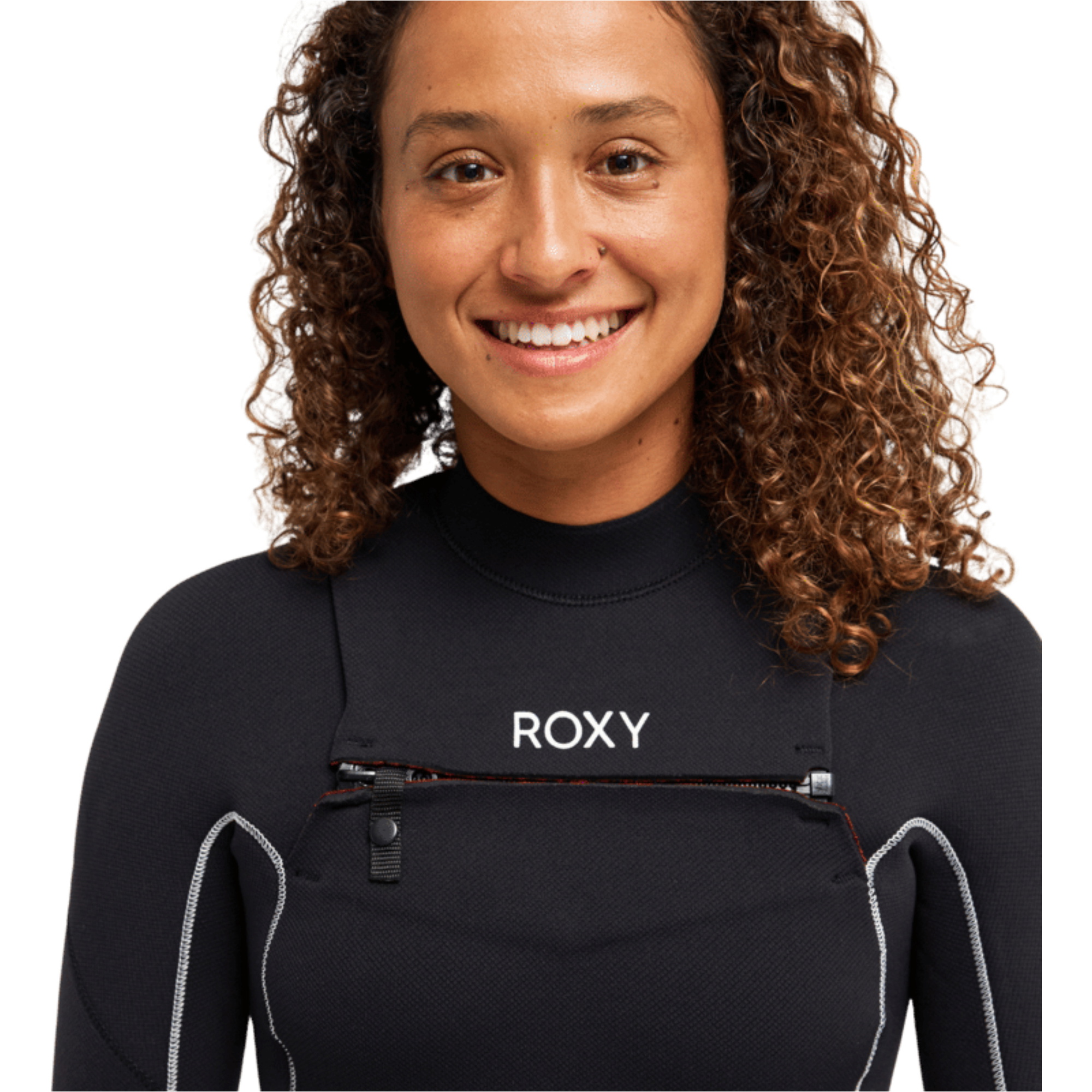 2026 Roxy Womens Elite Xtra Stretch 4/3mm Chest Zip Wetsuit 26BW213504 - Black